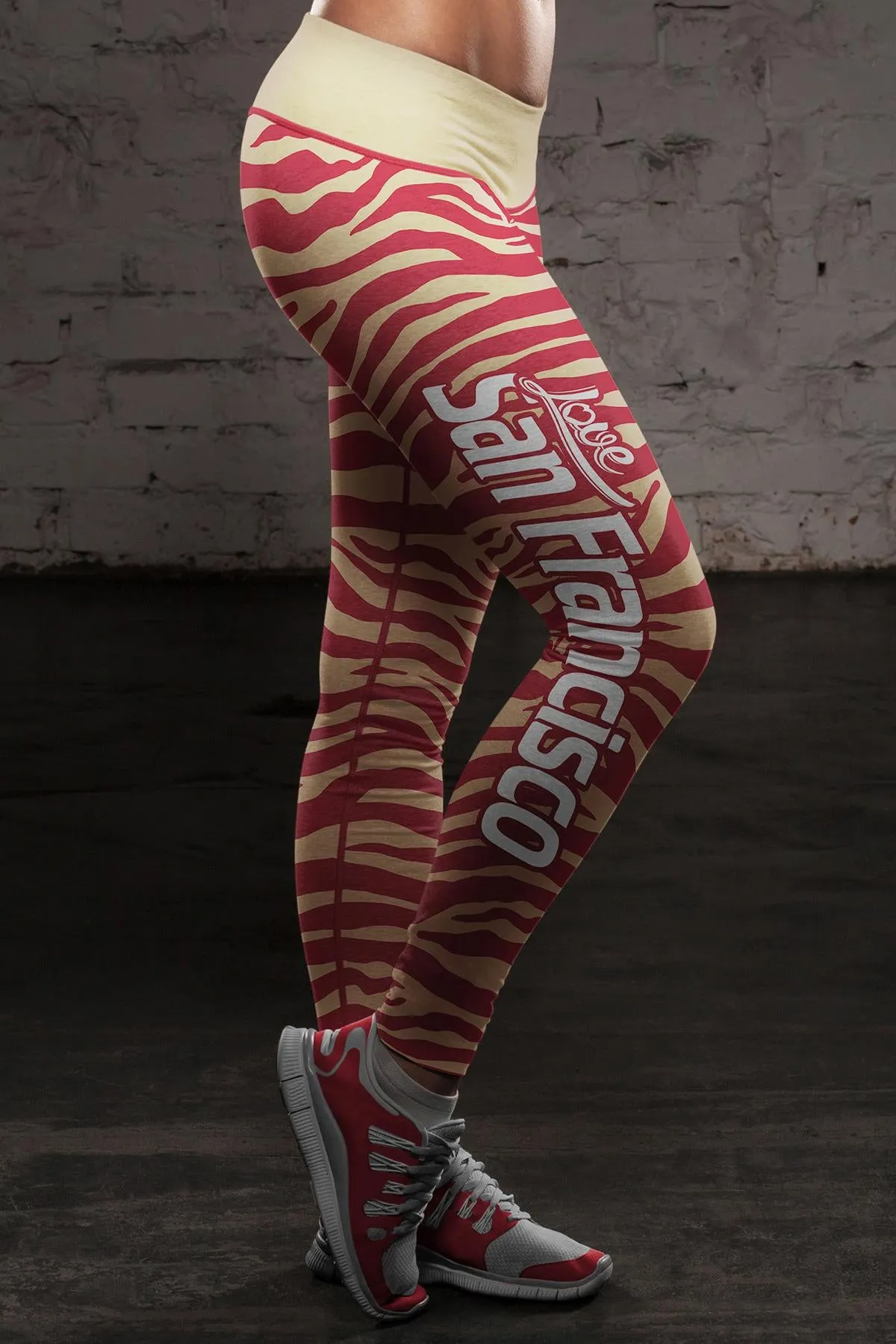 SF FB Striped Leggings