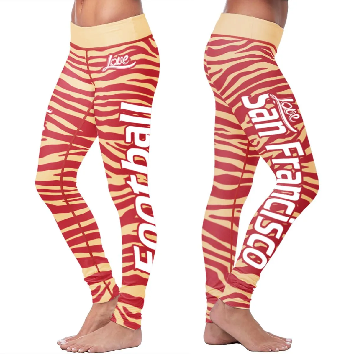 SF FB Striped Leggings