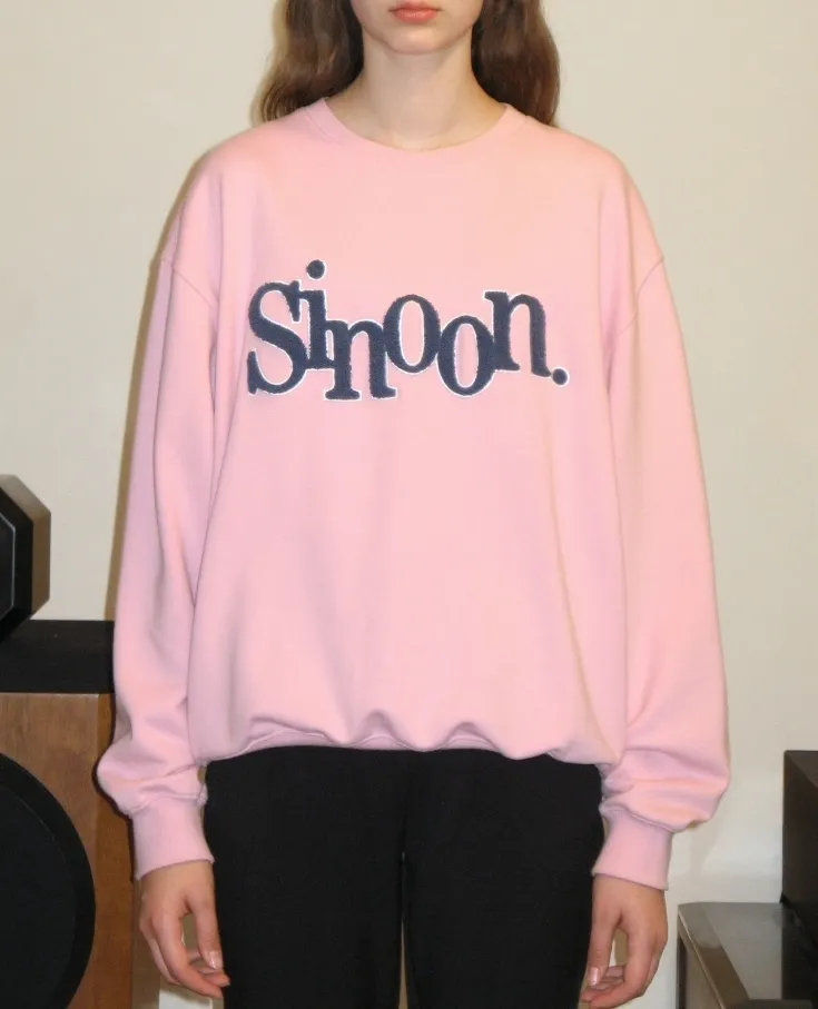 sinoon  |Street Style Long Sleeves Plain Logo Outlet