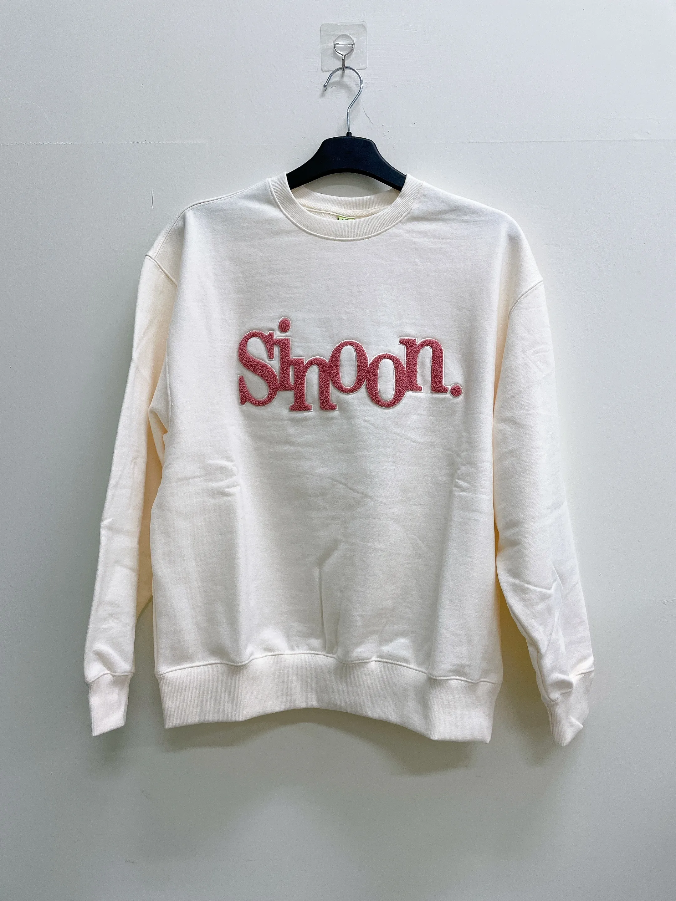 sinoon  |Street Style Long Sleeves Plain Logo Outlet