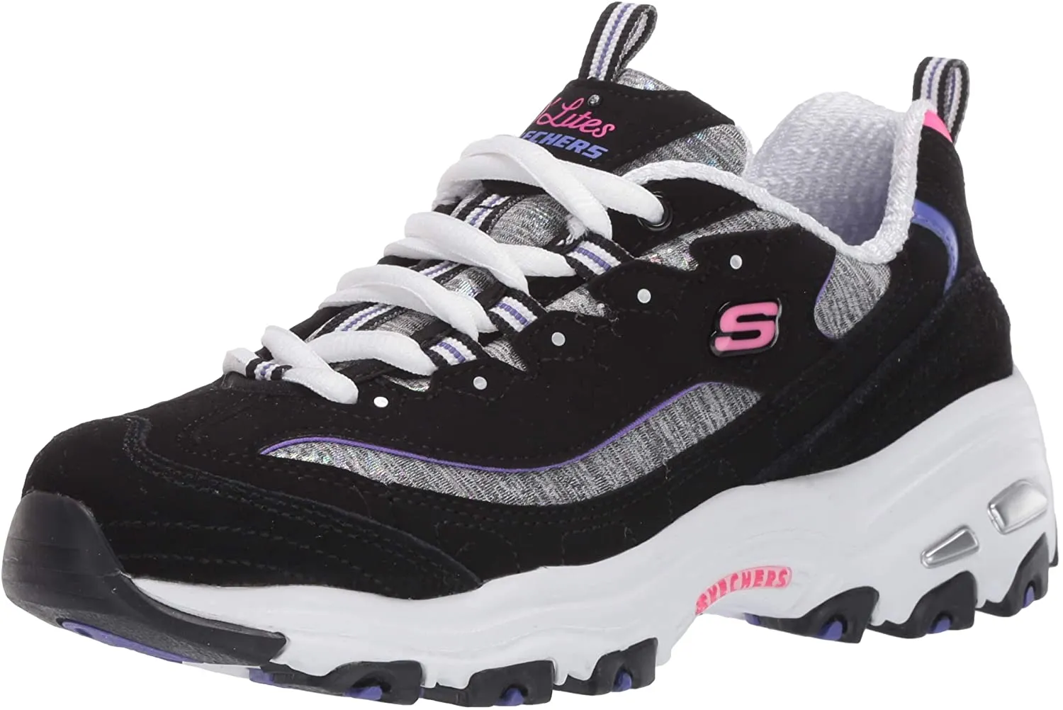 Skechers Women's D'Lites Sparkling Rain Sneaker