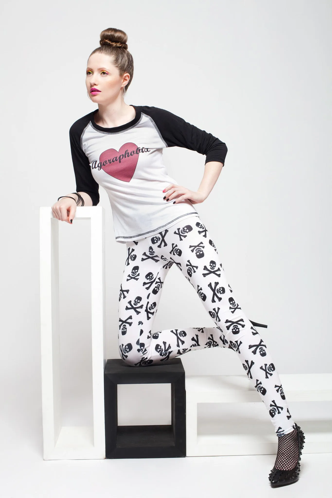 Skullified Skull Print Leggings