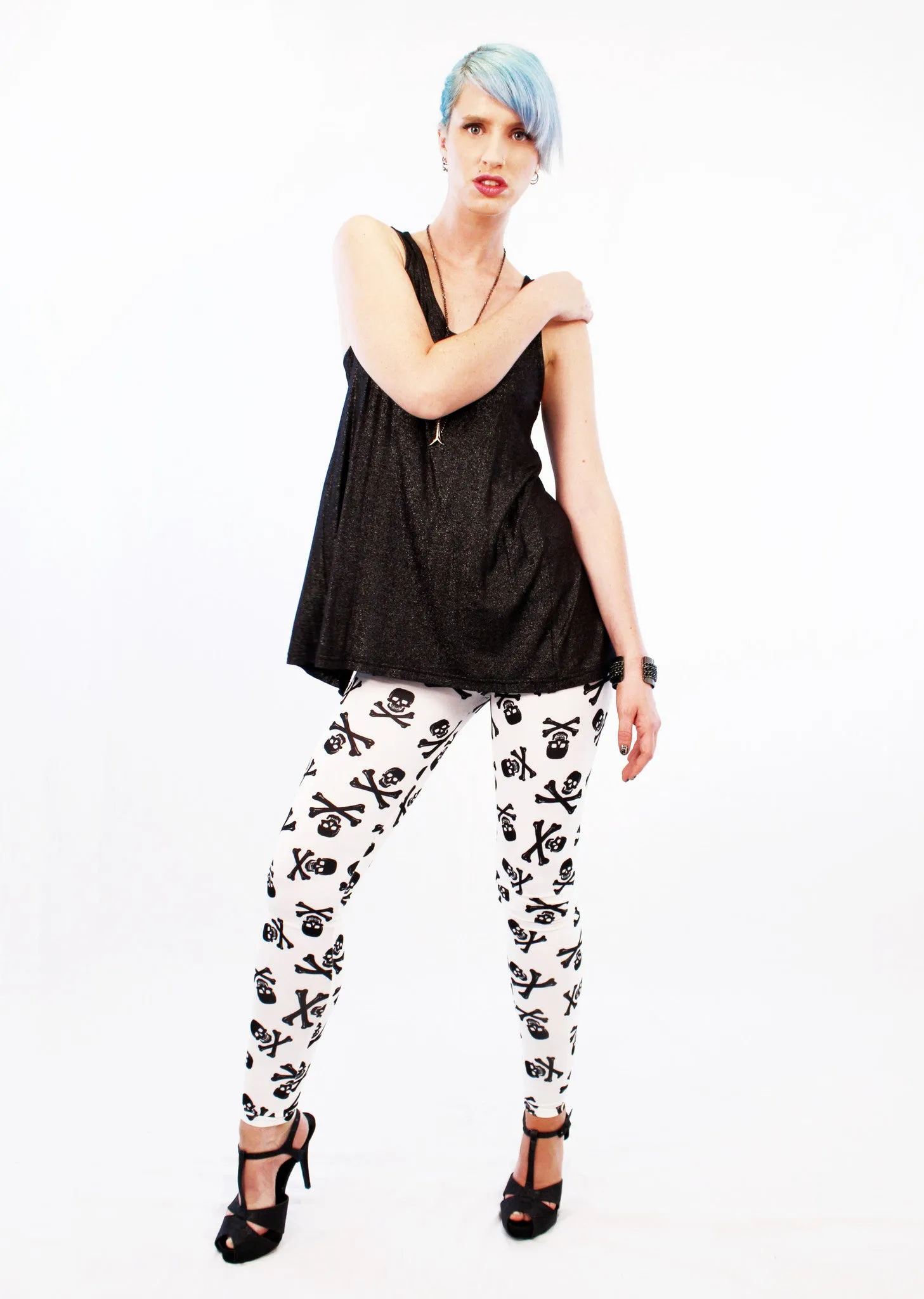 Skullified Skull Print Leggings