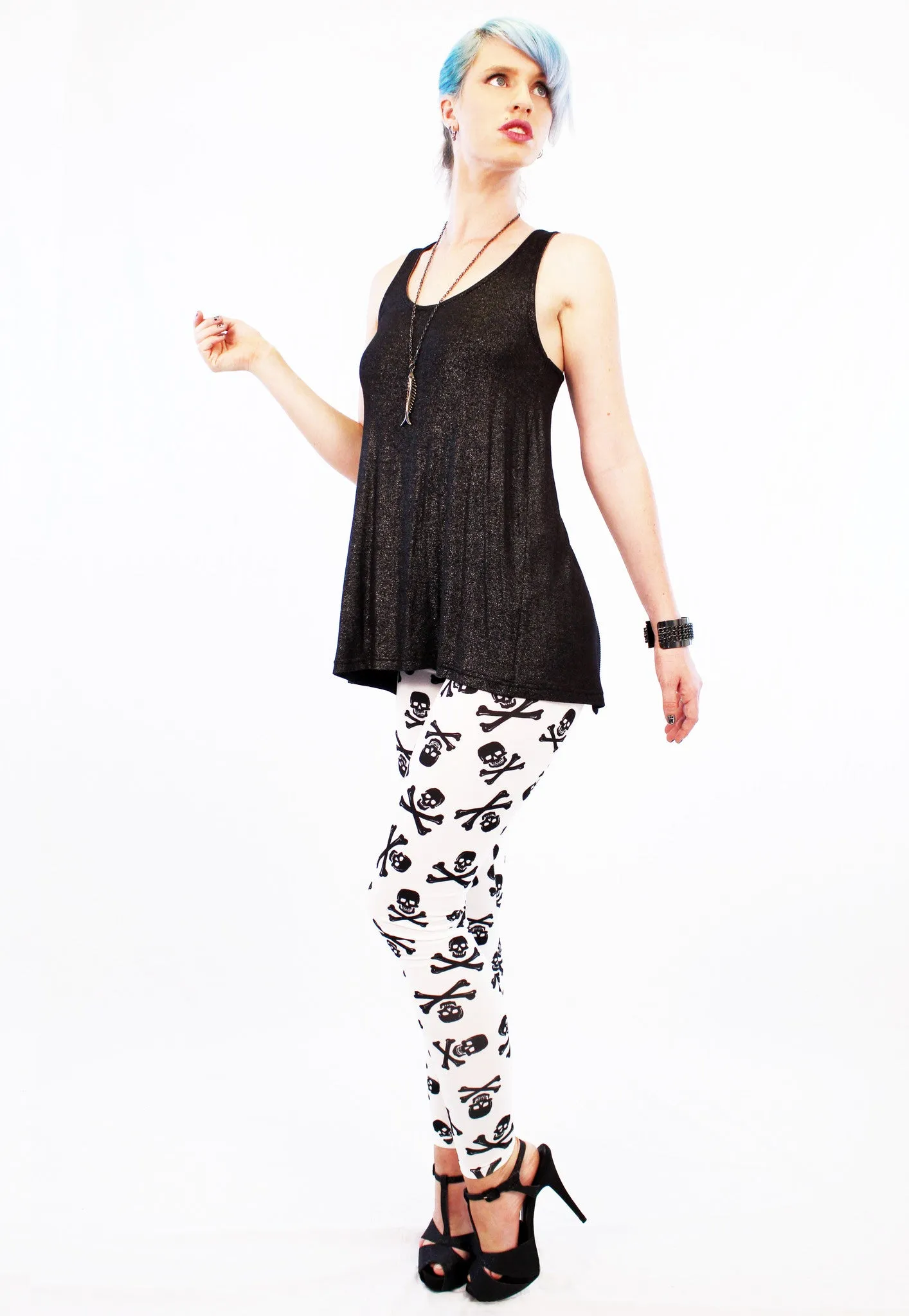 Skullified Skull Print Leggings