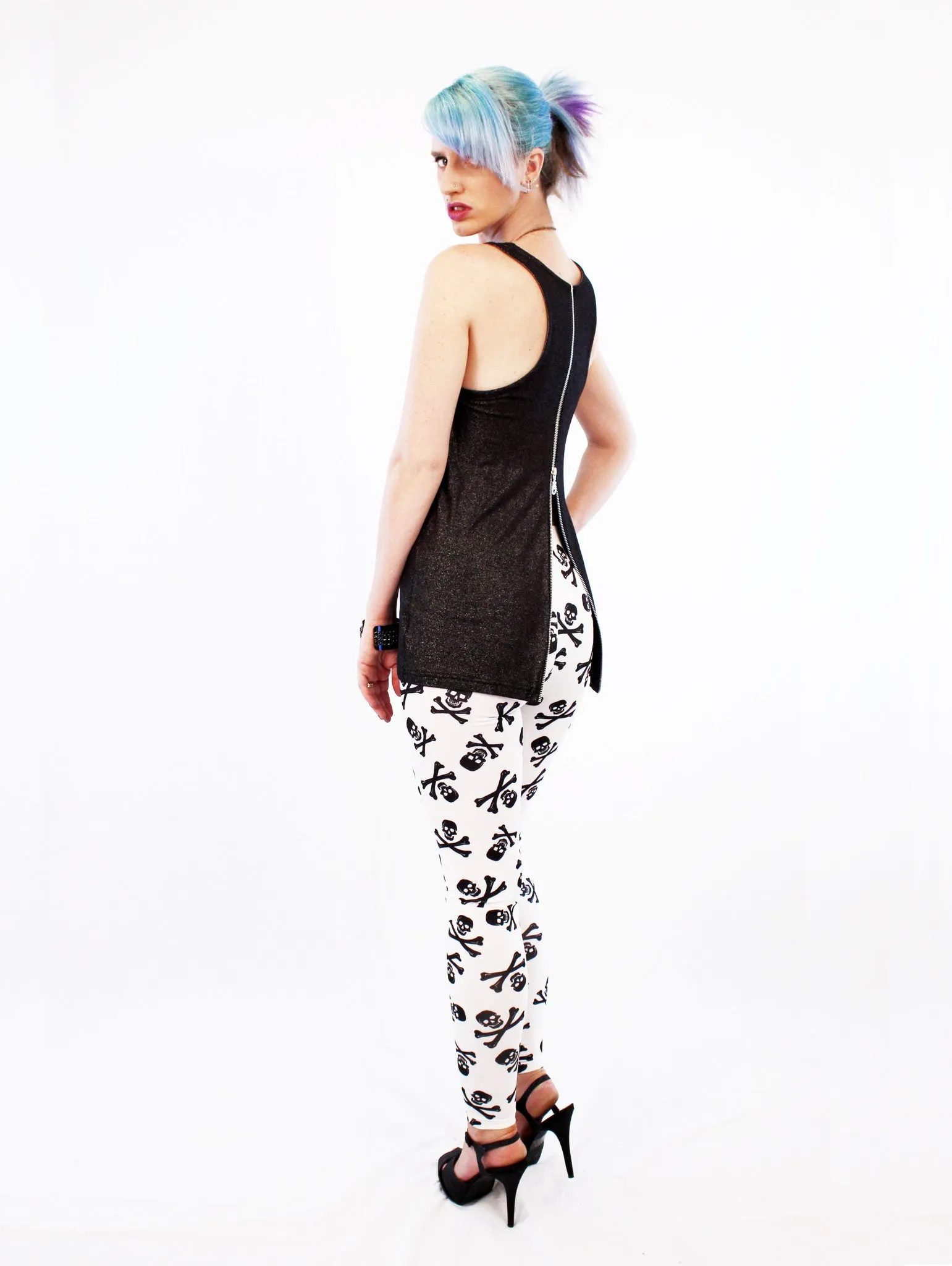 Skullified Skull Print Leggings