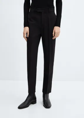 Straight suit trousers