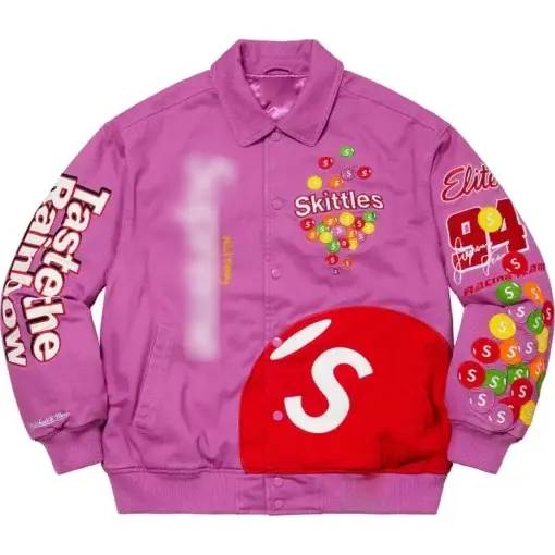 Supremely Skittles Varsity Jacket - William Jacket