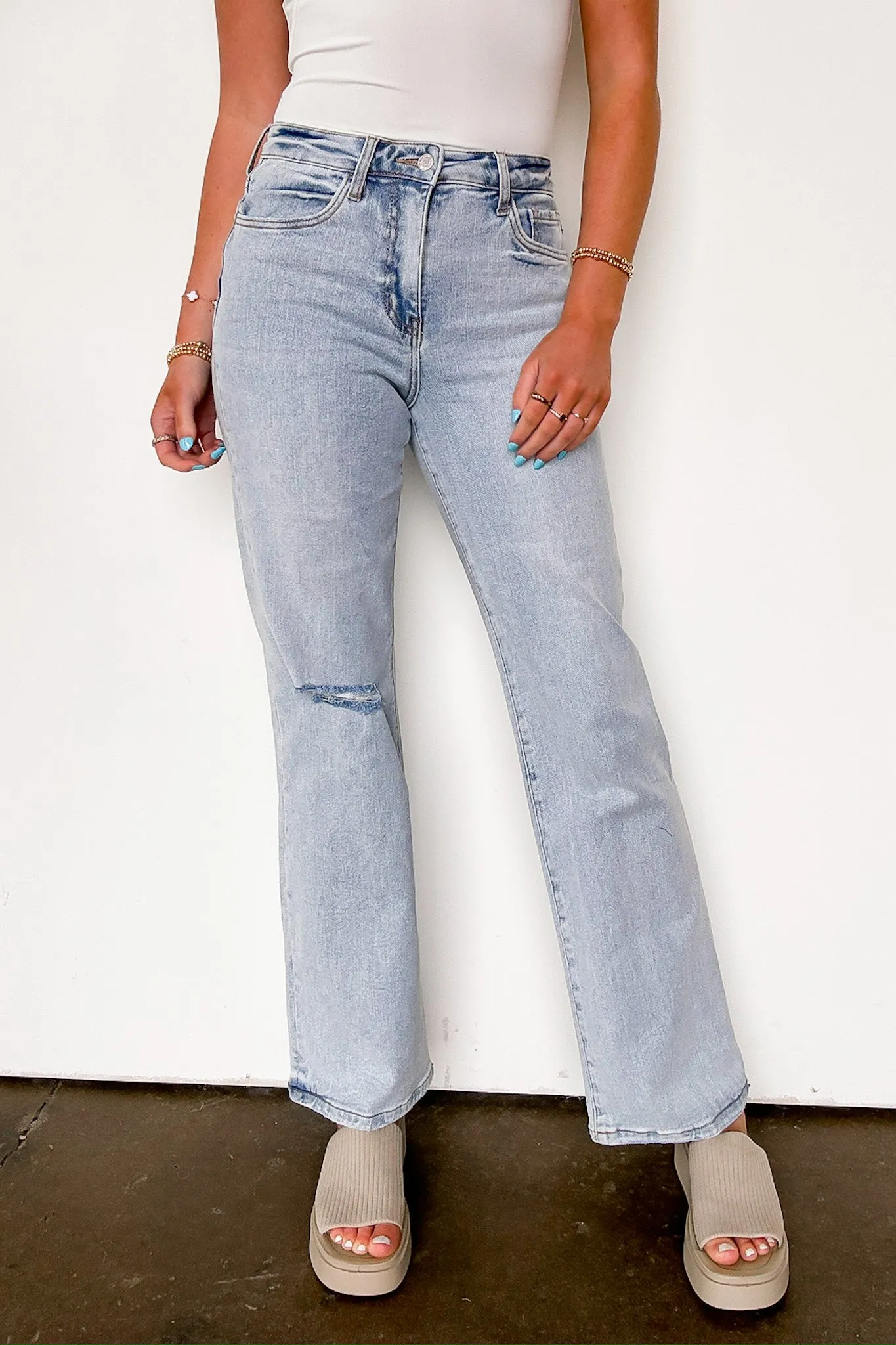 Tailor 90's Vintage Super High Rise Flare Jeans