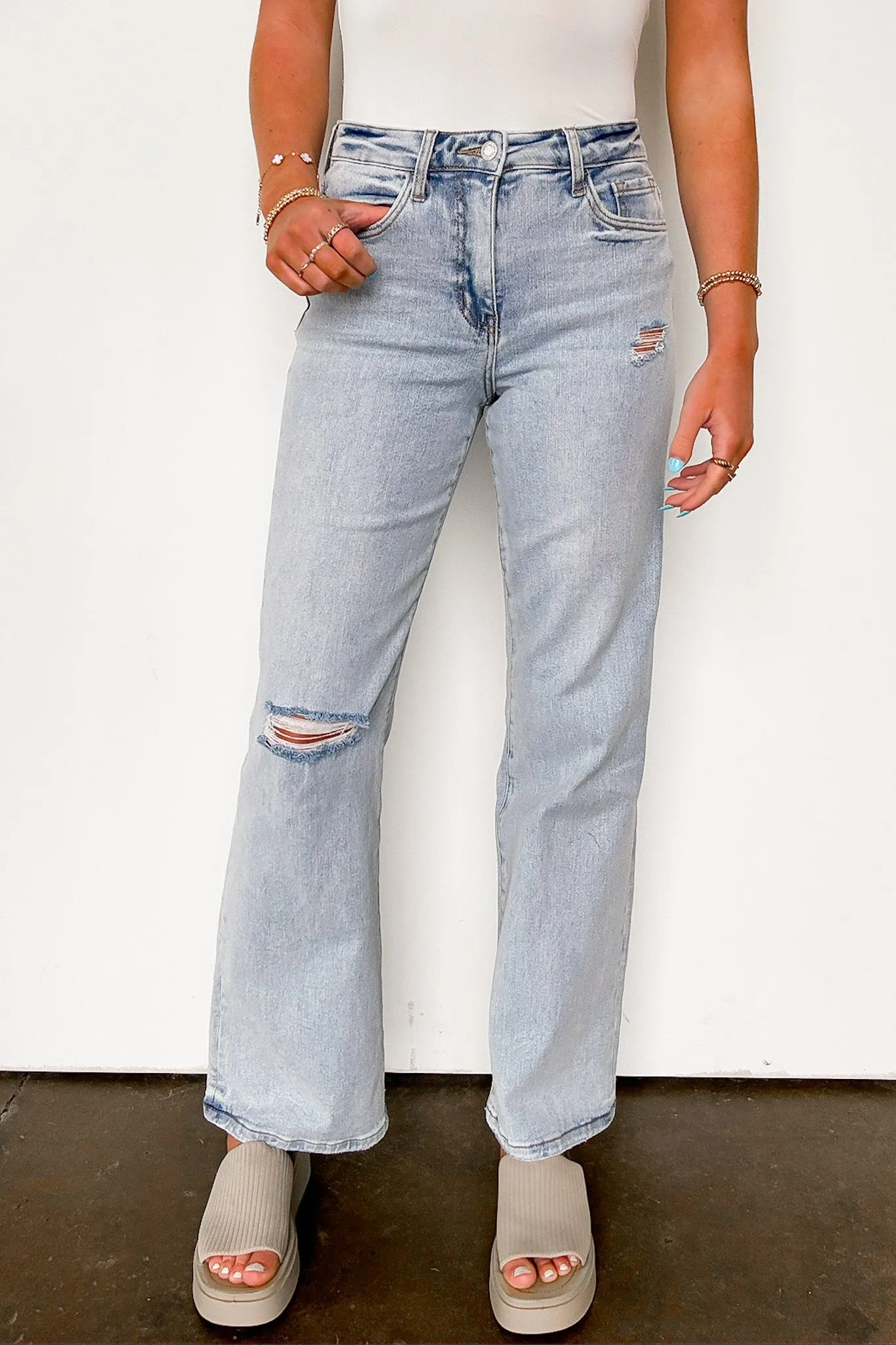 Tailor 90's Vintage Super High Rise Flare Jeans