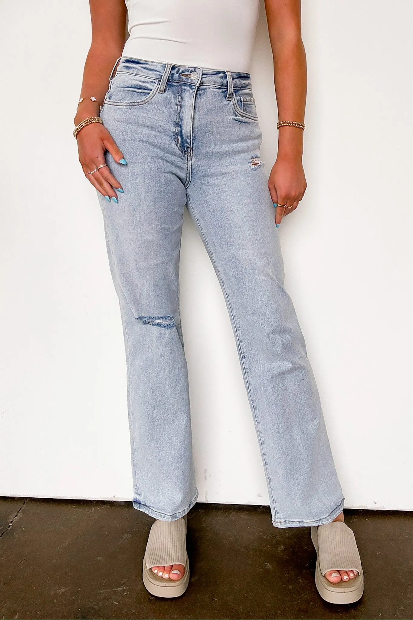 Tailor 90's Vintage Super High Rise Flare Jeans