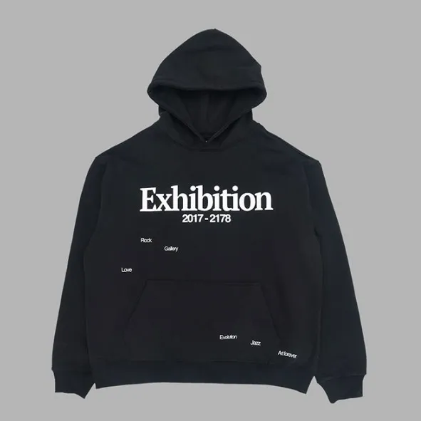 THE MUSEUM VISITOR  |Unisex Street Style Plain Cotton Logo Hoodies & Sweatshirts