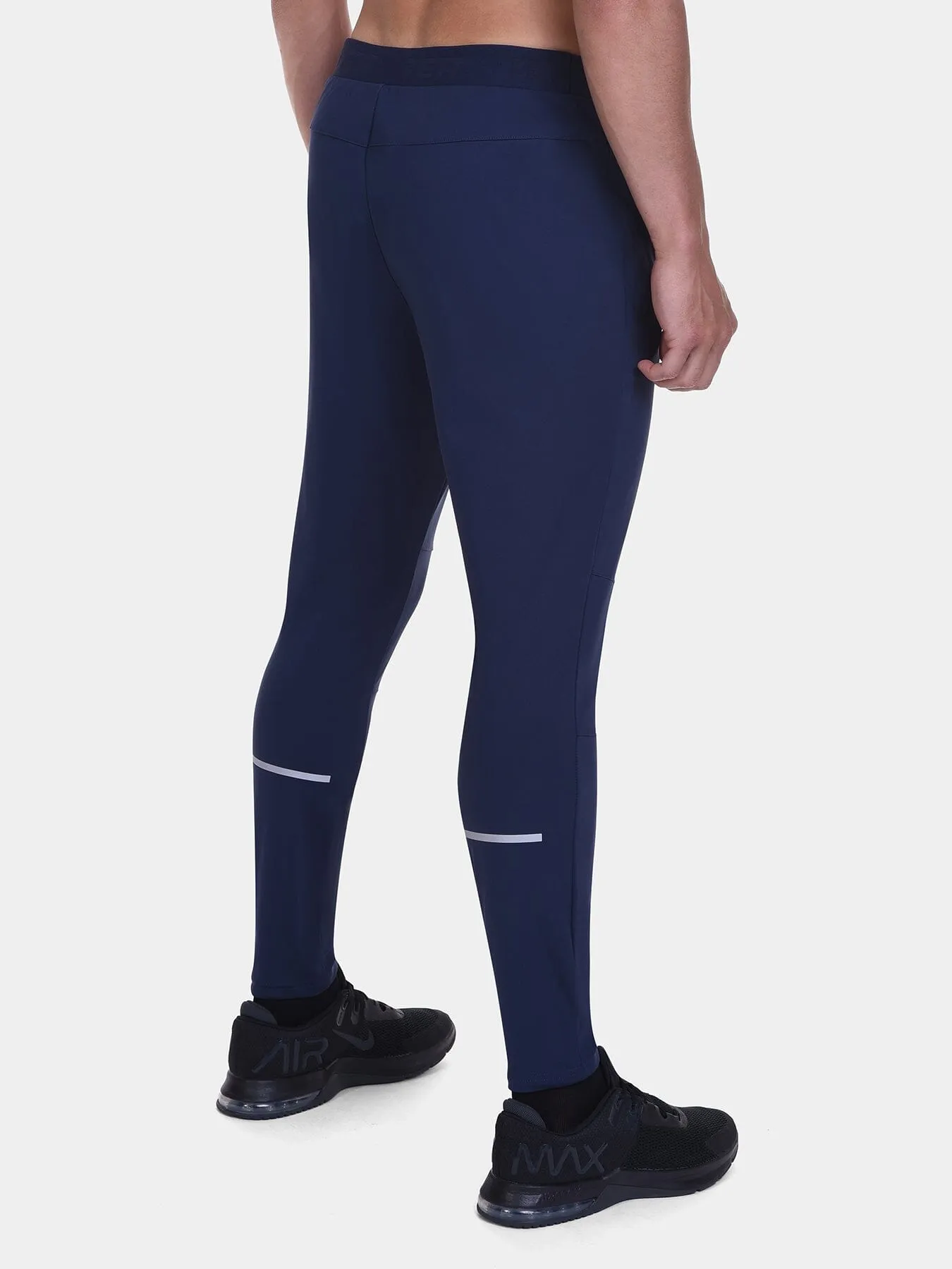 Thermal Cycling Trackpant For Men With Brushed Inner Fabric & Side Zip Pockets