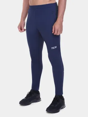 Thermal Cycling Trackpant For Men With Brushed Inner Fabric & Side Zip Pockets