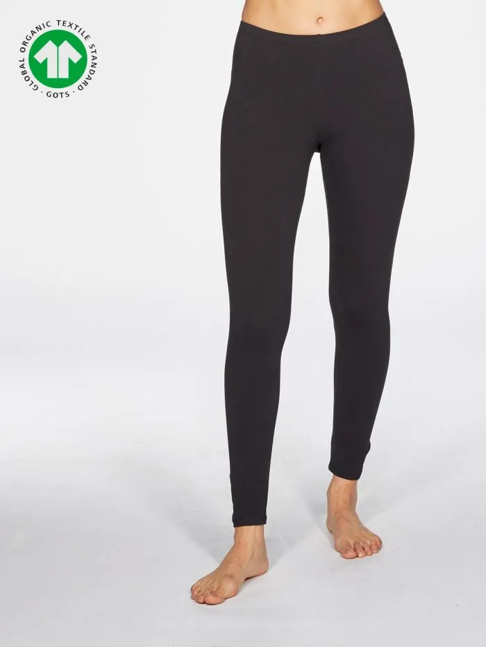 Thought Black Cotton Leggings