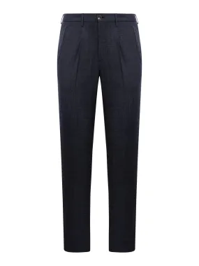 trousers with pleats