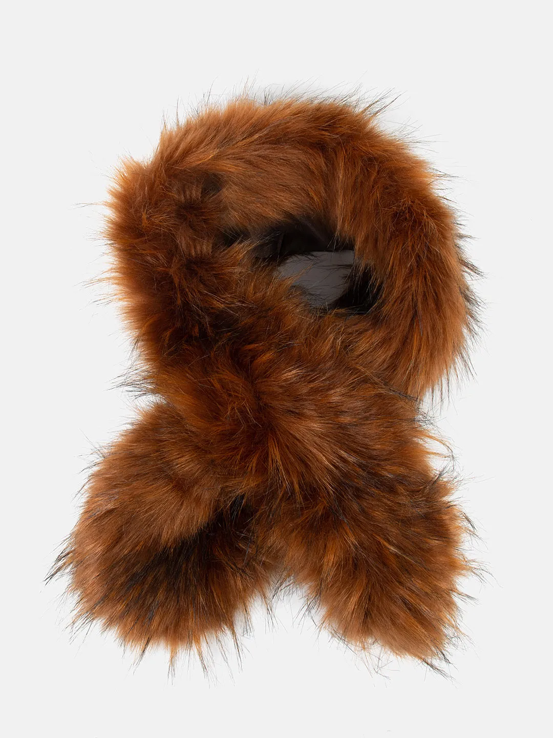 Two Tone Fur Scarf