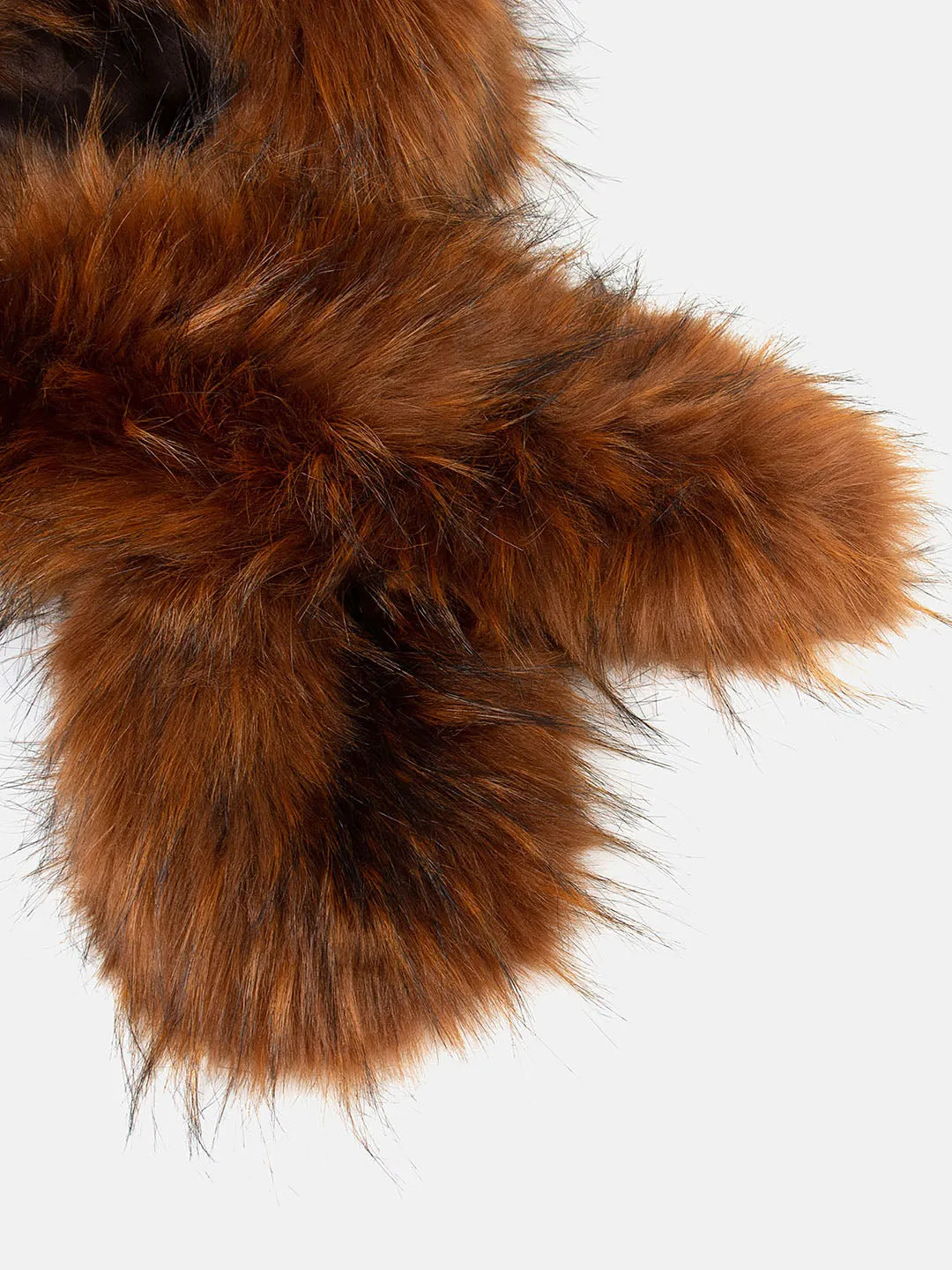 Two Tone Fur Scarf