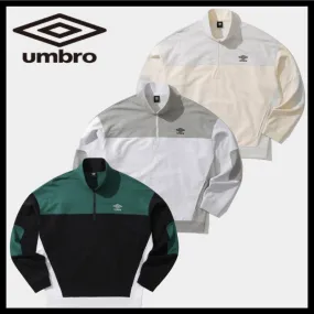 UMBRO  |Unisex Street Style Long Sleeves Plain Cotton Logo