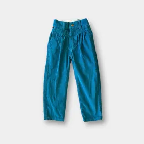 Vintage Lee Teal Corduroy Pants 5T USA