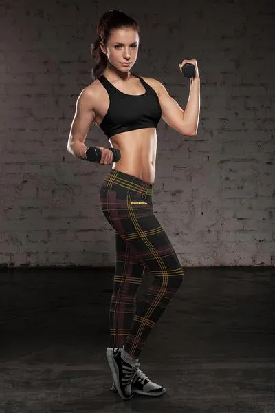 WASH FB Plaid Leggings