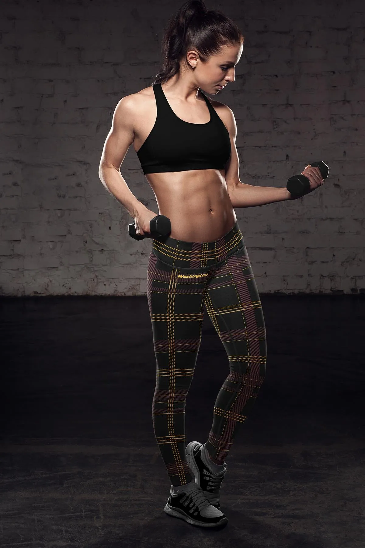 WASH FB Plaid Leggings