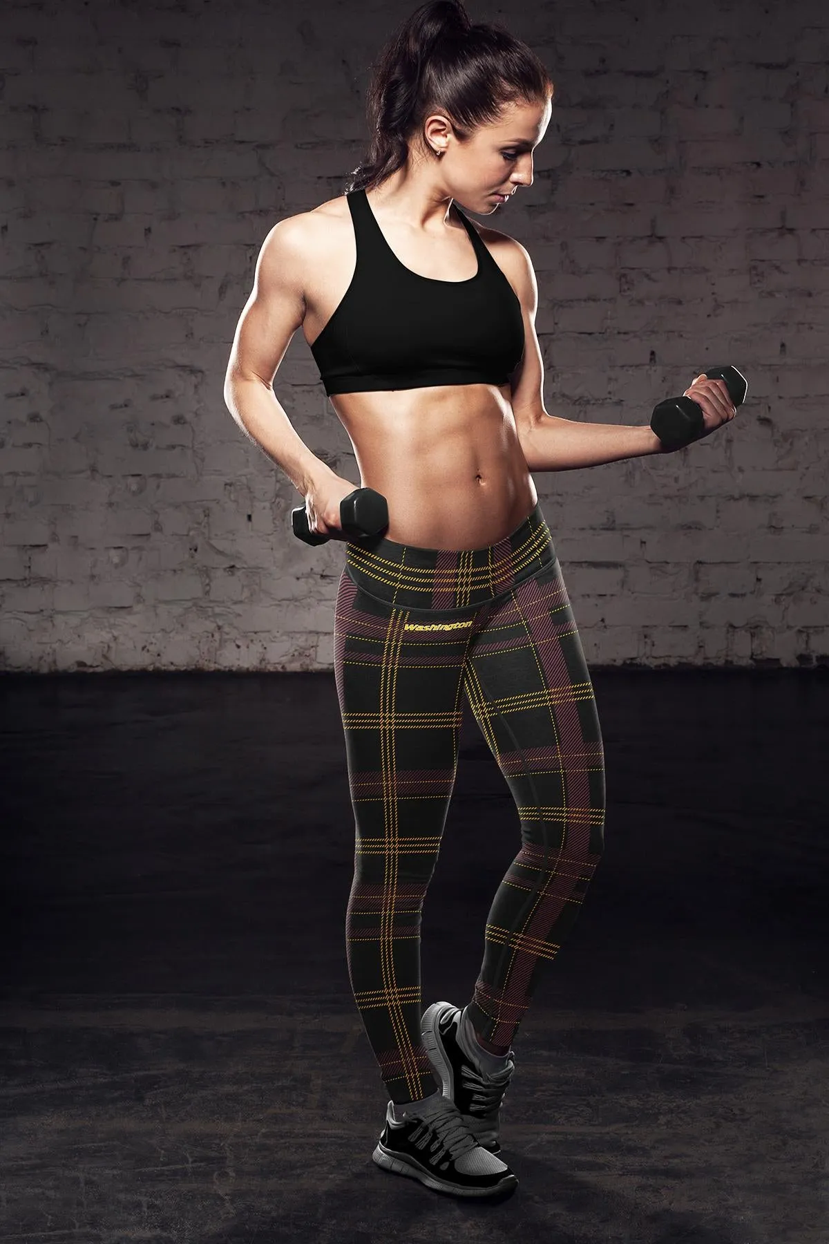 WASH FB Plaid Leggings