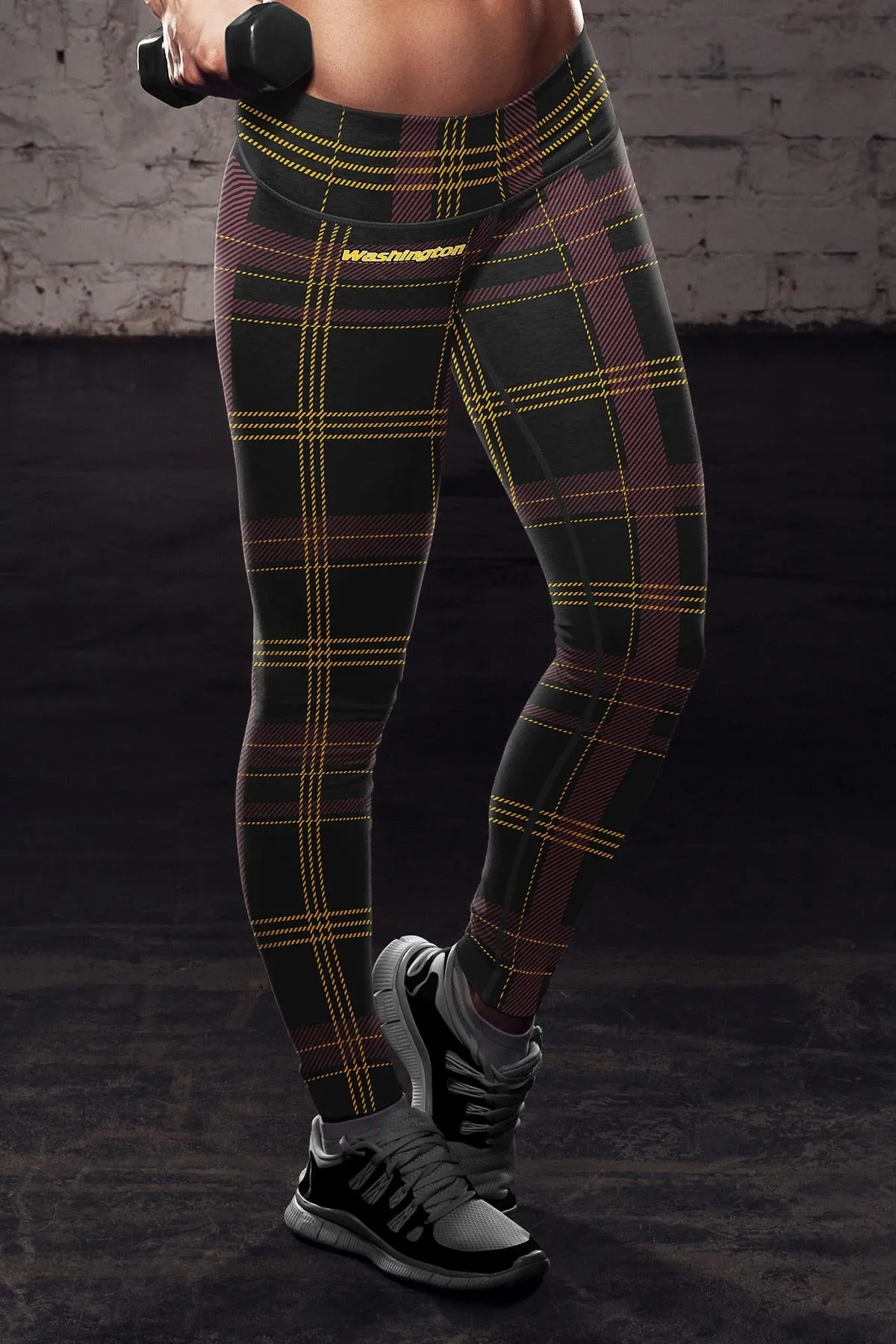 WASH FB Plaid Leggings