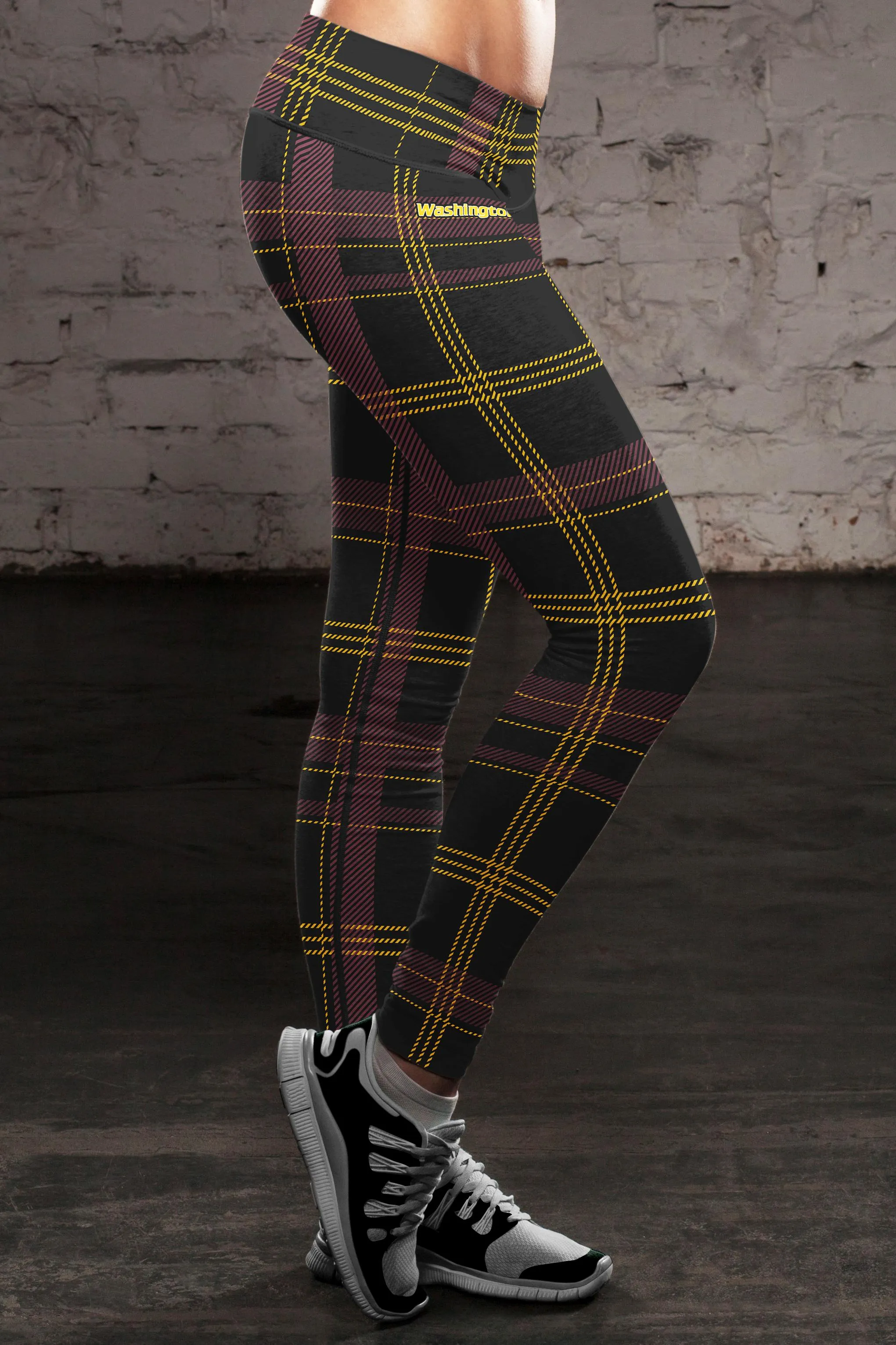 WASH FB Plaid Leggings