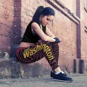 WASH FB Striped Leggings