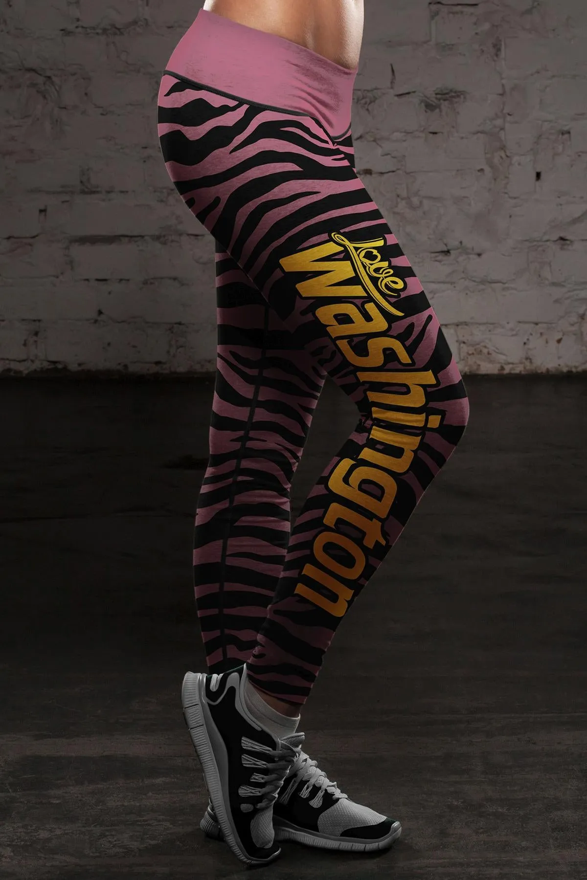 WASH FB Striped Leggings