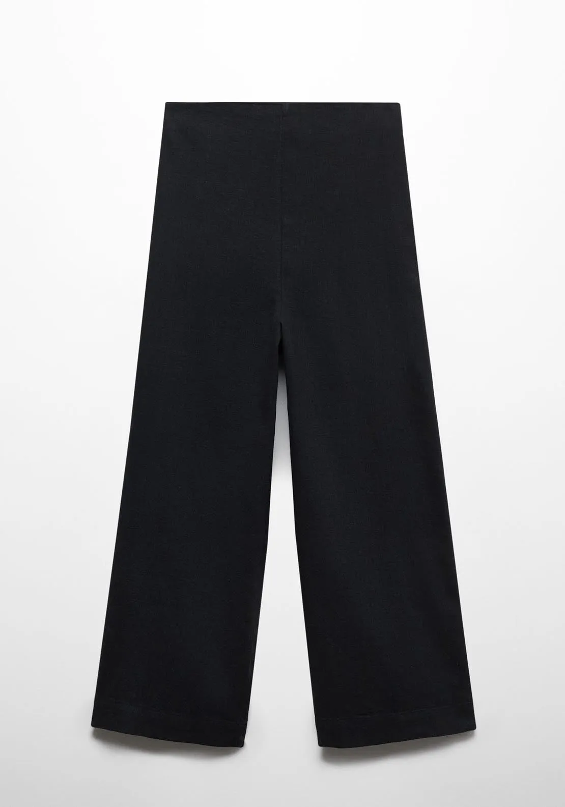 Wideleg linen trousers