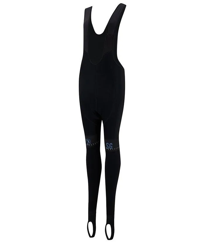 Women's Stolen Goat Kiko Bib Tights - Black | Road Tights UK