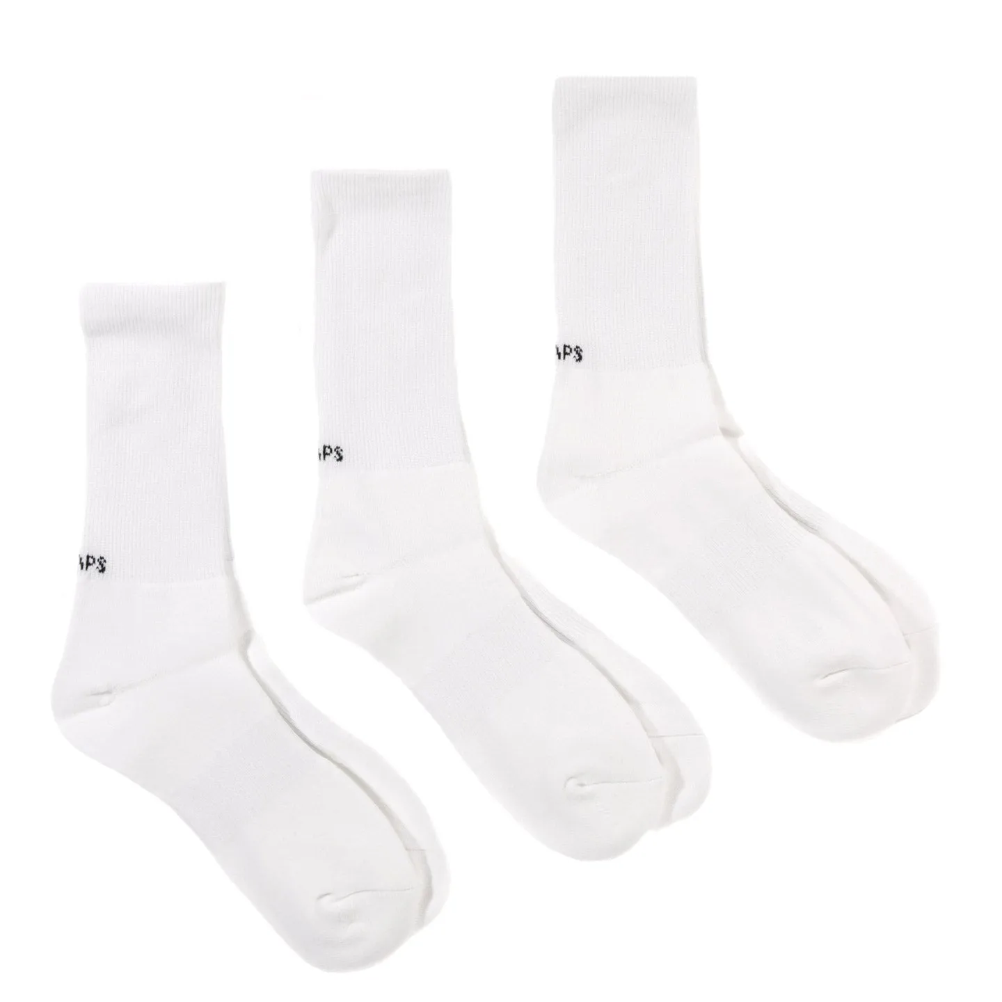 WTAPS SOCKS 3-PACK WHITE