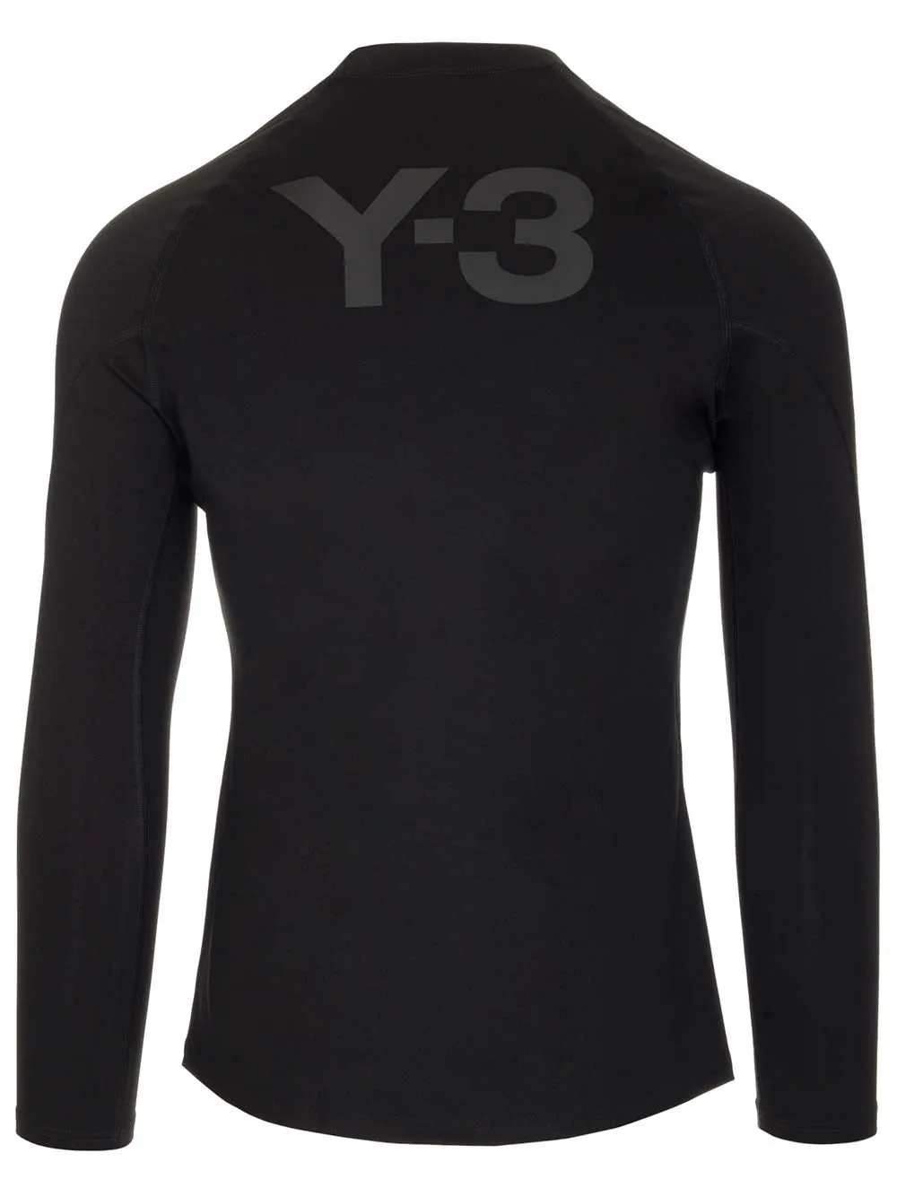 Y-3 Logo Print Long-Sleeved T-Shirt